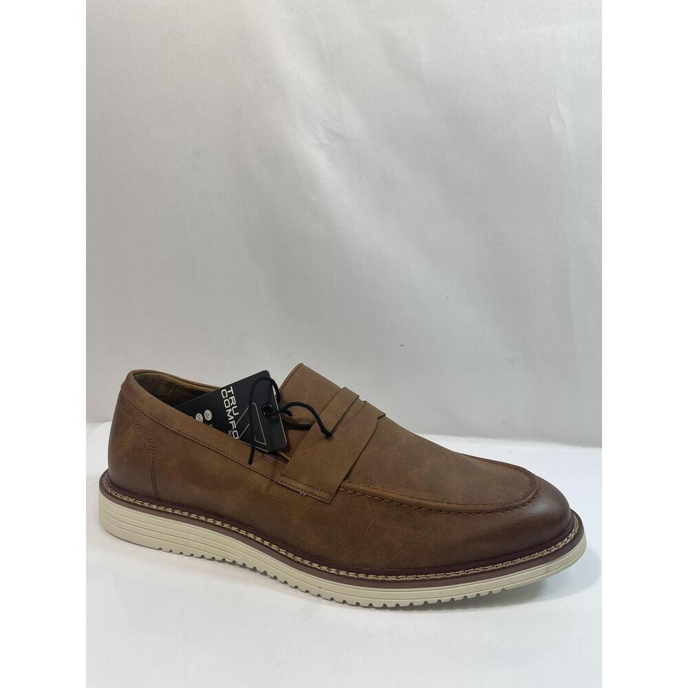 Vance Princeton Shoes Men's Size 13 Walnut Brown Tru Comfort Loafers New Box